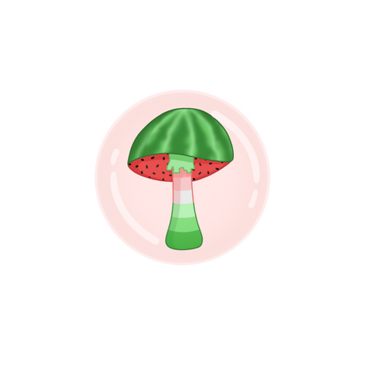 Watermelon Mushroom Button