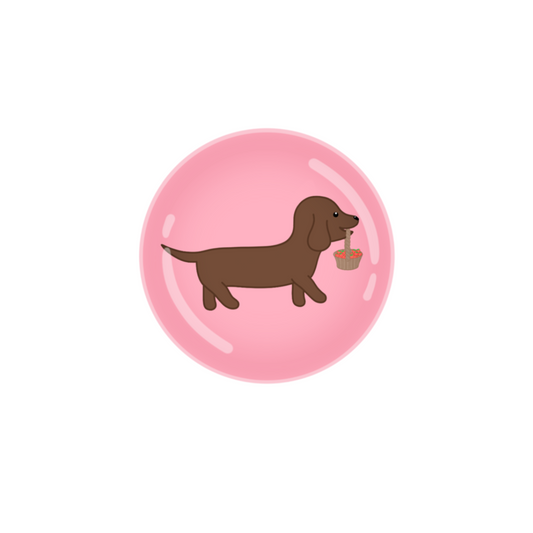 Dachshund Button