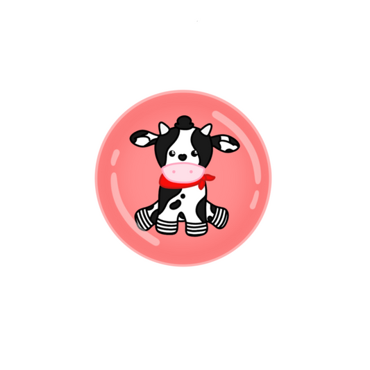 Mime Cow Button