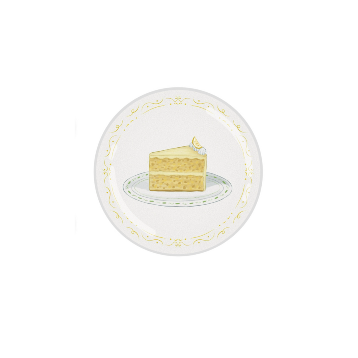 Lemon Cake Button