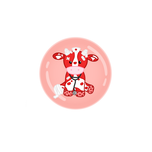 Nurse Cow Button