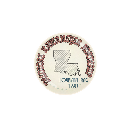 Louisiana Rag Button