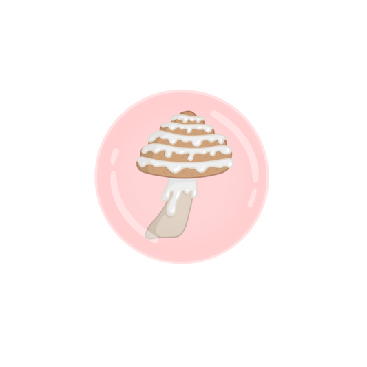 Cinnamon Roll Mushroom Button