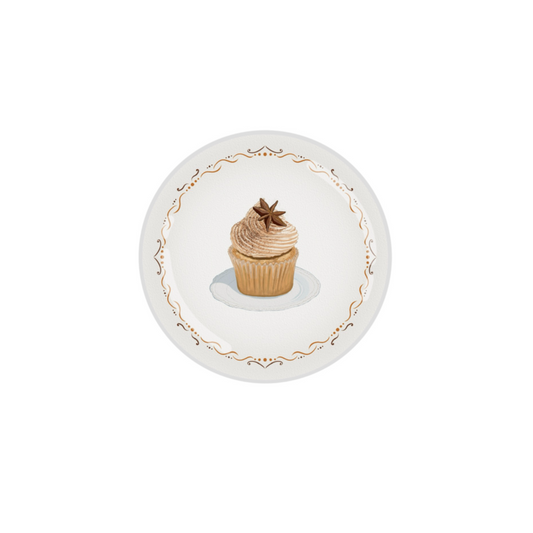 Spiced Chai Cupcake Button