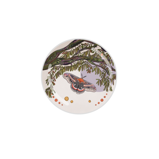 Cecropia Moth Button